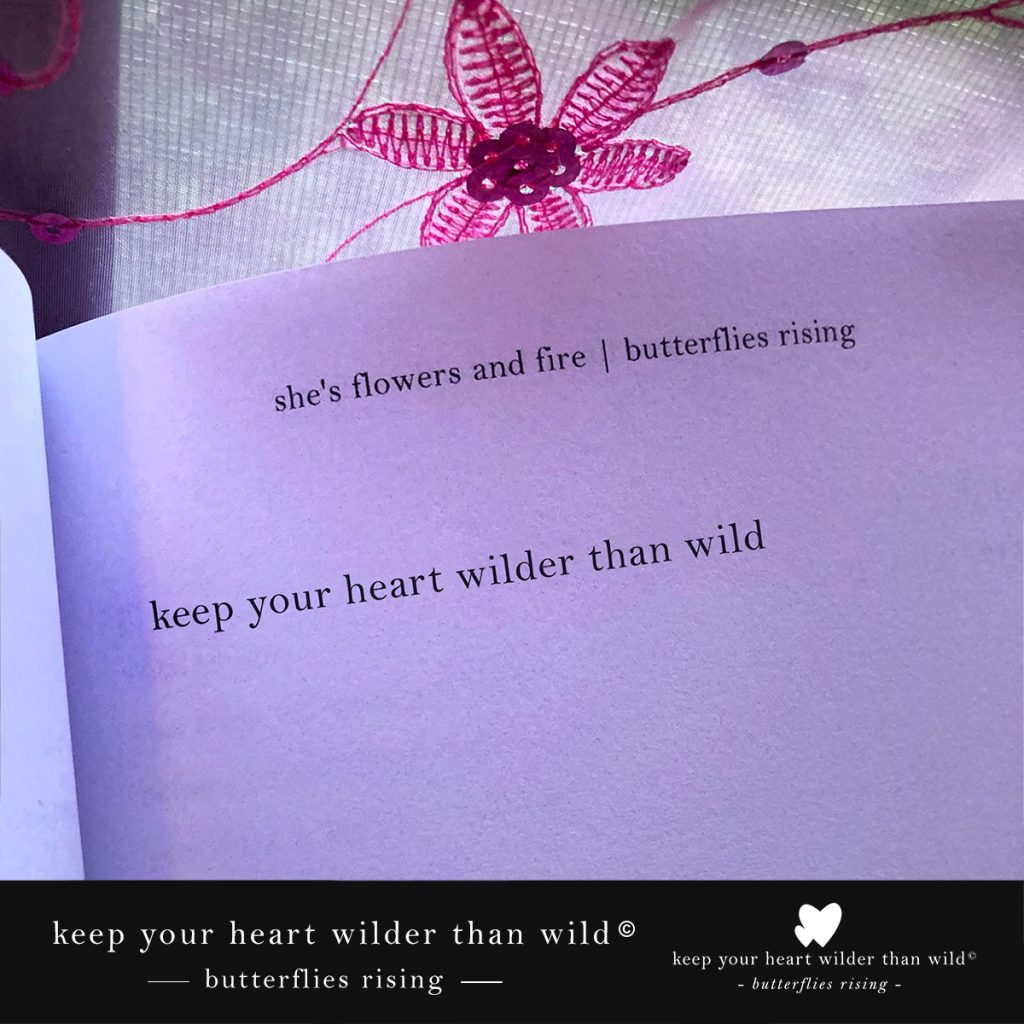 keep your heart wilder than wild postcards - butterflies rising collection